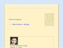Tablet Screenshot of duncan-cragg.org